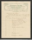 Nachlass Franz Steindachner, Brief von Johannes Thumm an Franz Steindachner (24.09.1906), Inv.Nr. 544.02, Seite 1